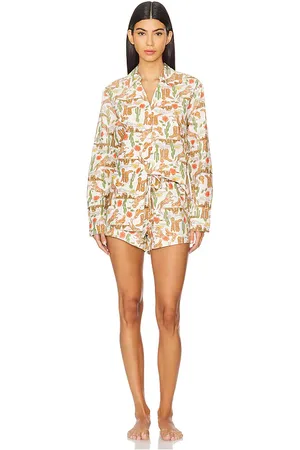 Show Me Your Mumu Early Riser Pj Set in Cream. - size XL (also in XXL)