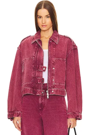 Isabel Marant Julie Utility Jacket in Pink. - size 36/4 (also in 38/6)