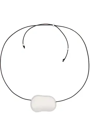 Heaven Mayhem Julia Necklace in Metallic Silver.