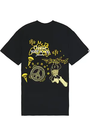 ICECREAM Stars Knit Tee in Black. - size L (also in M, S, XL/1X)