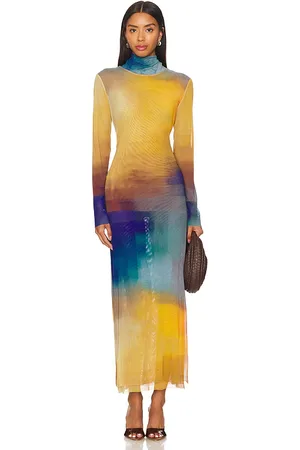 MISA Liv Dress in Yellow. - size M (also in S, XS)
