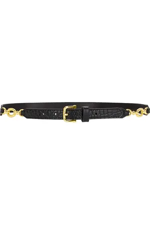 Frame Jewelery Detail Belt in Black. - size L (also in XL)