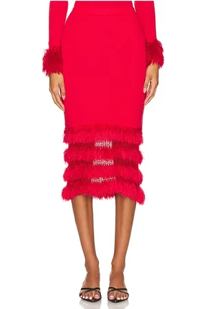 ANDREEVA Knit Skirt With Handmade Details in . - size M (also in L, S, XS)