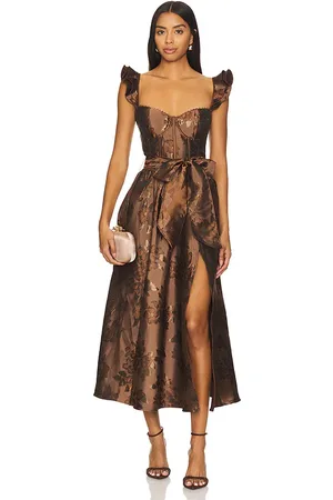 V. Chapman Vera Dress in Brown. - size 0 (also in 4)