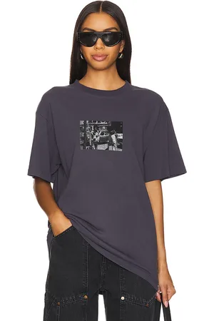 UPRISERS Day By Day Tee in Blue. - size L (also in M, S, XL/1X)