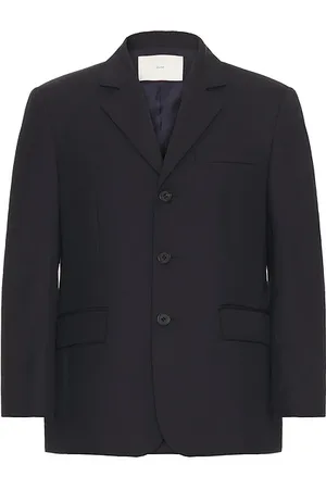 DUNST Classic 3 Button Wool Blazer in Blue. - size L (also in M)