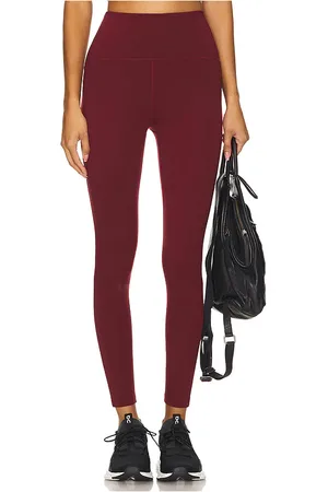Beyond Yoga Powerbeyond Strive Midi Legging in Burgundy. - size L (also in M, S, XL, XS)