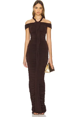 Khanums Textured Slinky Maxi Dress in . - size L (also in M, S, XL, XS)