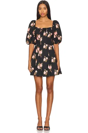 Selkie The Mini Day Dress in Black. - size S (also in XS)
