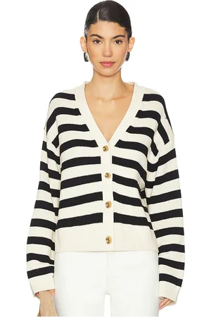 Graham & Spencer Elodie Cardigan in Black,Cream. - size M (also in L, S, XL, XS)