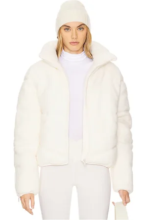 P.E Nation Fortune Sherpa Jacket in White. - size L (also in M, S, XL, XXL)