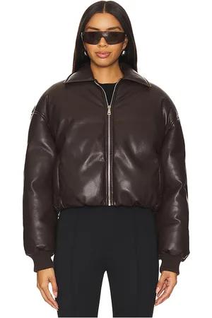 superdown Sanja Faux Leather Jacket in . - size M (also in L, S, XL)