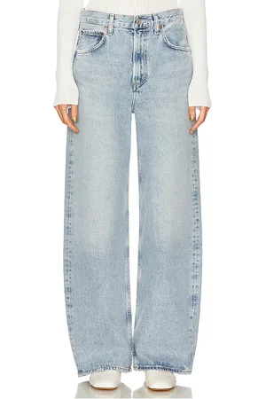 AGOLDE Low Curve Wide Leg in Denim-Light. - size 27 (also in 29, 33)