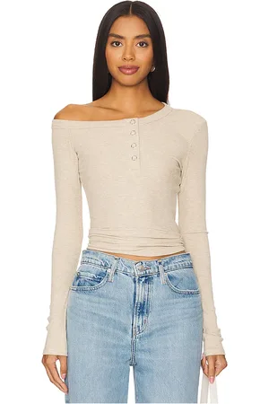 The Line By K Harley Top in Beige. - size M (also in S, XS)