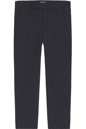 Bardot Charles Pinstriped Pant in Navy. - size 4 (also in 5, 6, 7)