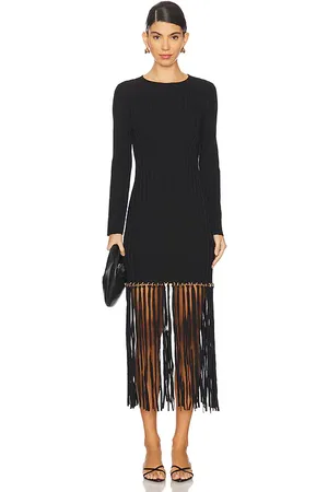 Simkhai Sharron Maxi Fringe Dress in . - size M (also in XS)