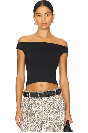 ALL THE WAYS Kelli Off Shoulder Top in . - size L (also in M, S, XL, XS, XXS)