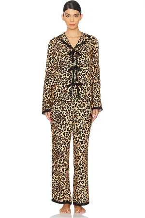 Sleeper Bow Pajama Set in Brown. - size S (also in XS)