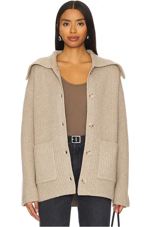 Simkhai Hollie Cardigan in Neutral. - size L (also in M, XS)