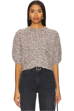 ASTR Collete Sweater in Blush,Neutral. - size L (also in M, XL, XS)