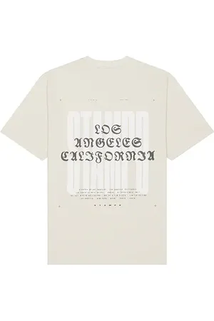 STAMPD LA Transit Relaxed Tee in White. - size M (also in S)