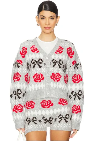 KITRI Joanne Cardigan in Grey. - size L (also in M, S, XS)