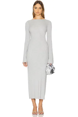 Show Me Your Mumu City Dress in Metallic Silver. - size L (also in M, S, XS, XXL)