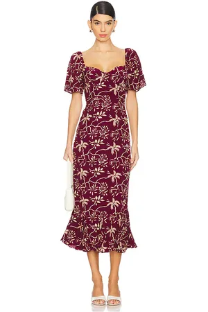 Rhode Ramona Dress in Burgundy. - size 4 (also in 8)