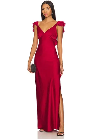 MORE TO COME Becky Ruffle Maxi Dress in . - size L (also in M, XS)