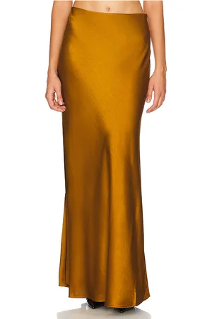 Essentiel Antwerp Giada Maxi Length Skirt in Tan. - size 32 (also in 36, 38)