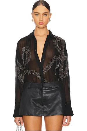 Retrofete Cherish Embellished Shirt in . - size M (also in S)