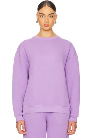 KULE The Oversized Spongee Sweatshirt in Mauve. - size L (also in M, S, XS)