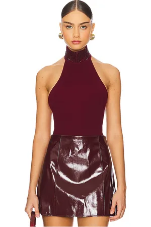 Retrofete Maci Bodysuit in Burgundy. - size L (also in M)
