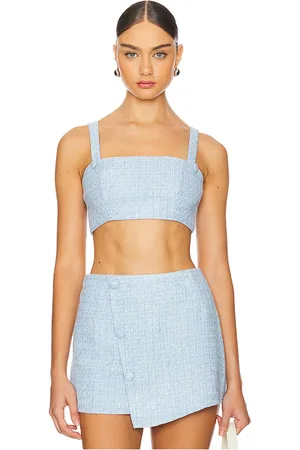 SNDYS X REVOLVE Tweed Top in Baby . - size L (also in M, S, XL, XXL)