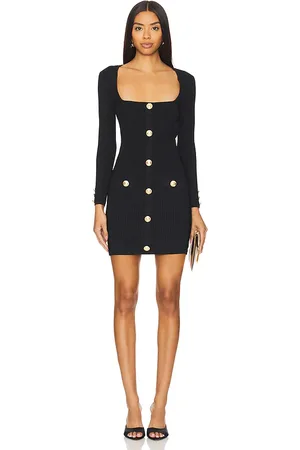Retrofete Thea Dress in Black. - size L (also in M, S, XL, XS)