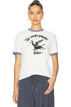 Être Cécile St Honore Girls Ringer Tshirt in Ivory. - size L (also in M, S, XL, XS)