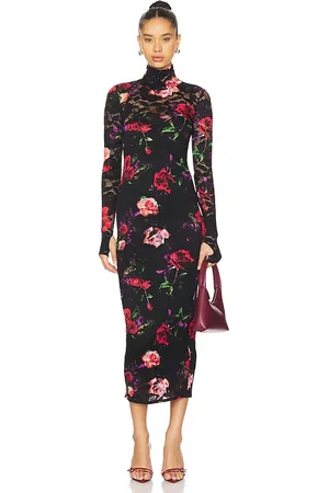 AFRM Shailene Lace Dress in Black,Red. - size 2X (also in XS)
