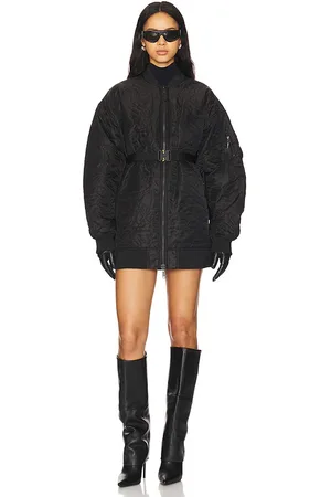 Alpha Industries Quilted Belted Ma-1 Flight Jacket in . - size S (also in XL, XS)
