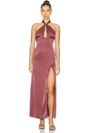 superdown Katrina Maxi Dress in Brown. - size M (also in S, XS)
