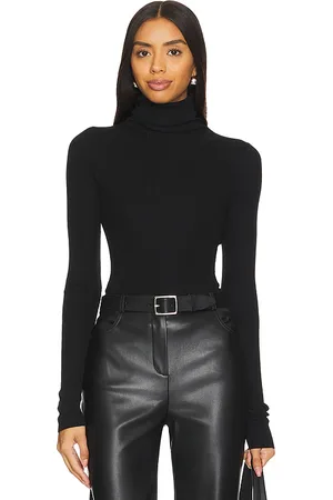 ENZA COSTA Silk Sweater Rib Turtleneck in . - size L (also in M, S, XL, XS)