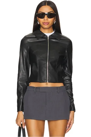 superdown Haydenn Faux Leather Jacket in . - size M (also in S, XS, XXS)