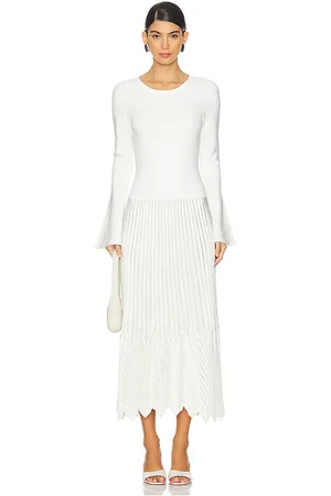 Simkhai Damoni Midi Dress With Chevron Pleating in . - size M (also in S, XS)
