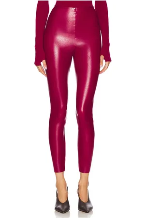 Commando Faux Leather Legging in Red. - size XL (also in XS)