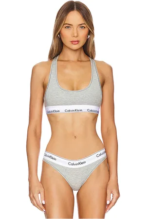 Calvin Klein Modern Cotton Bralette in Grey. - size L (also in M, S)