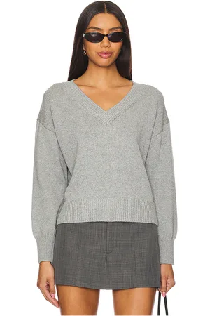 Stitches & Stripes Nova Vneck Pullover in Grey. - size L (also in M, XL, XS)