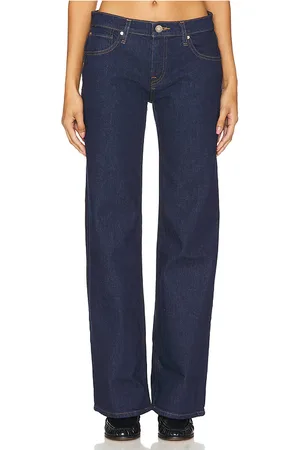 Hudson Kelli Mid Rise Loose Straight in Denim-Dark. - size 23 (also in 32)