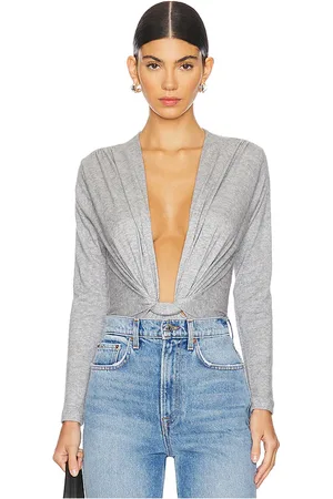 Leslie Amon Amanda Bodysuit in Grey. - size L (also in XL)
