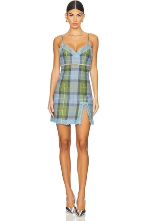 VIVETTA Mini Slip Dress in Green. - size 36 (also in 38, 42)