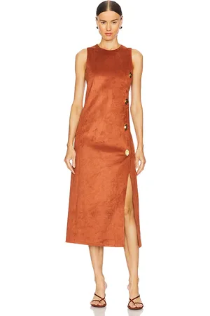 ALEXIS Kalita Dress in Brick. - size L (also in M, S, XS)