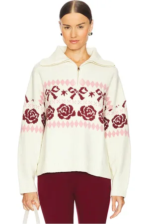 KITRI Uma Quarter Zip Sweater in . - size L (also in M, S, XS)